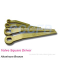 12*190mm~27*600mm Valve Square Driver Al-Br ,Be-Cu Non Sparking Hand Tools